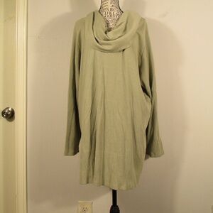 Roaman's Sage Green Oversized Sweater